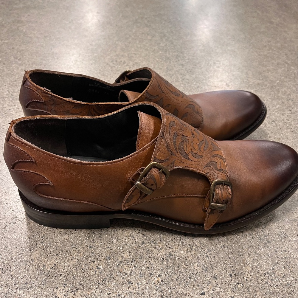 NIB Old Gringo Edwine Oxford Strap Saddle Sz 12 - Picture 5 of 12